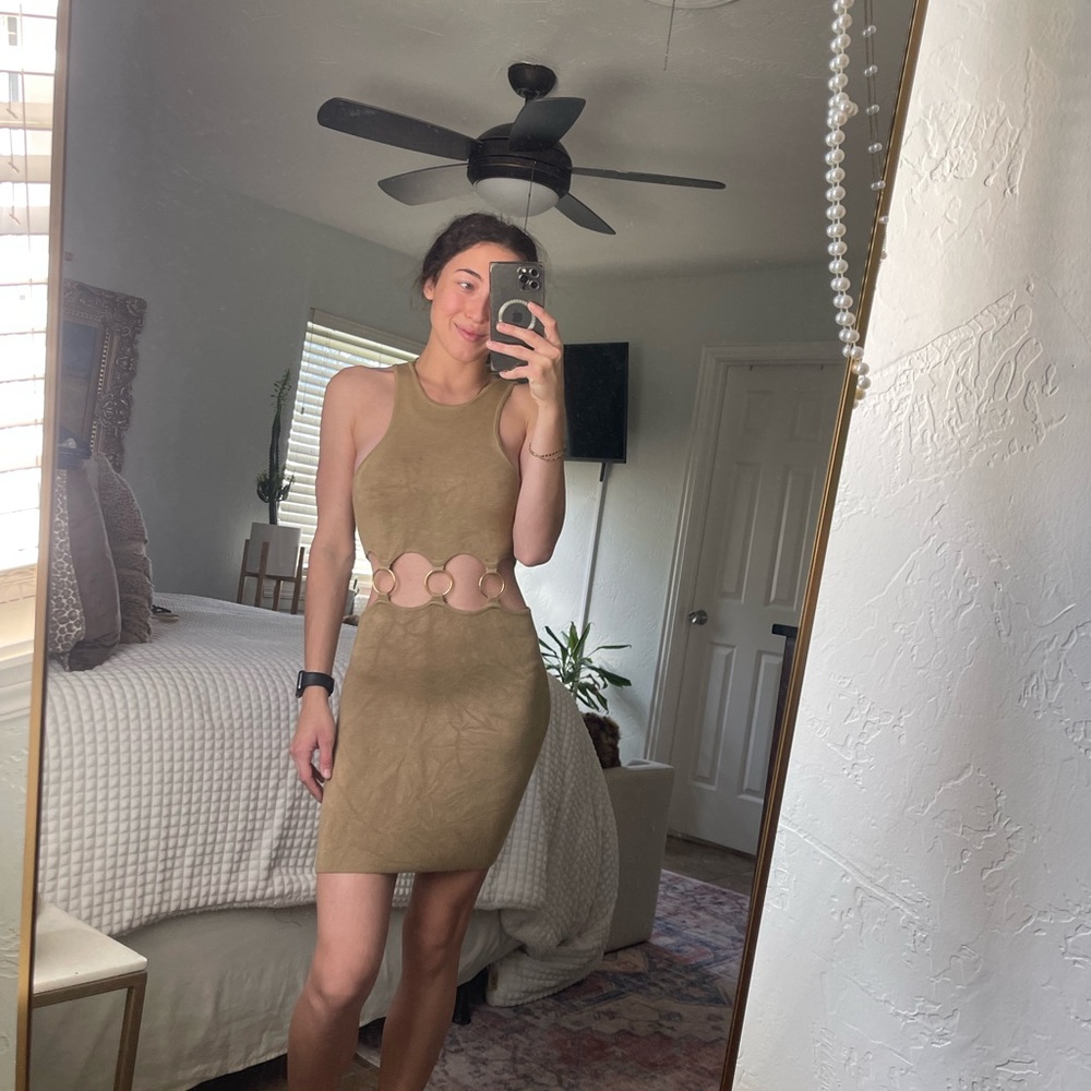 Cutout Detail Dress